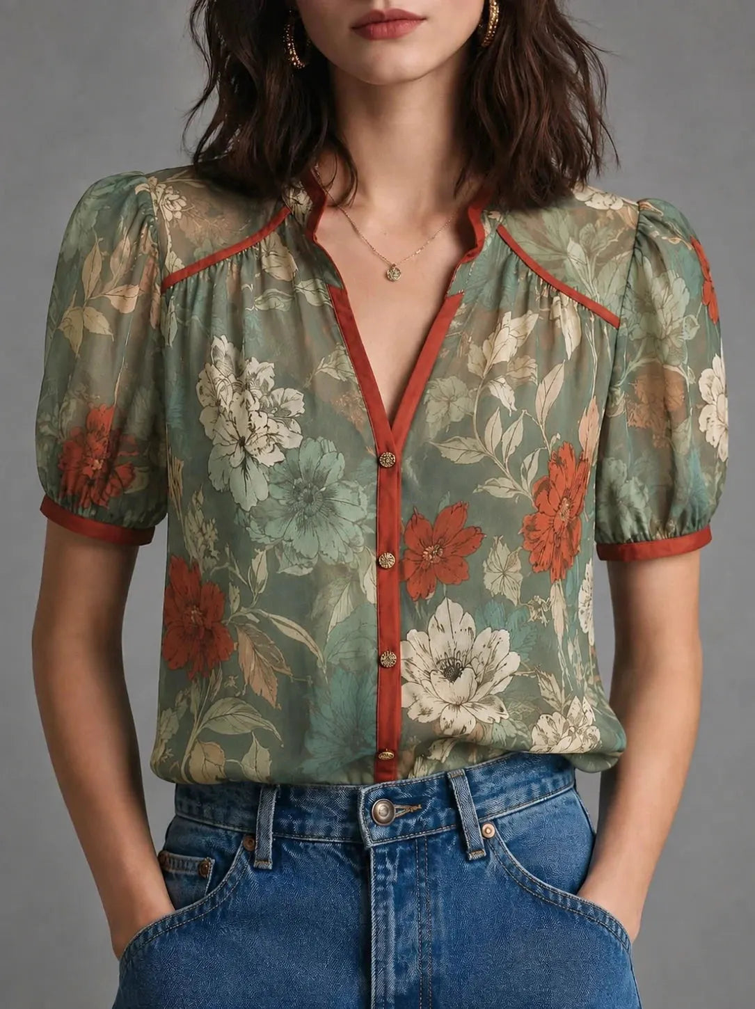 Blouse That Flatters – Vintage & soft