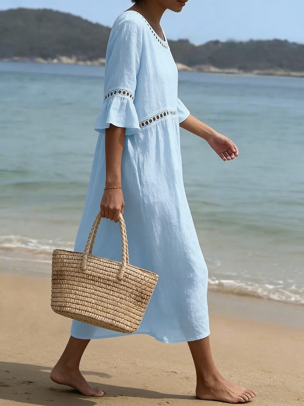 Dress with linen – Designer Aesthetic