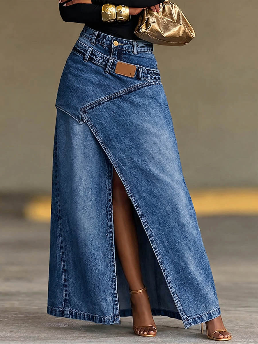 Skirt with denim – Premium Look