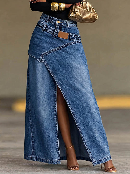 Skirt with denim – Premium Look
