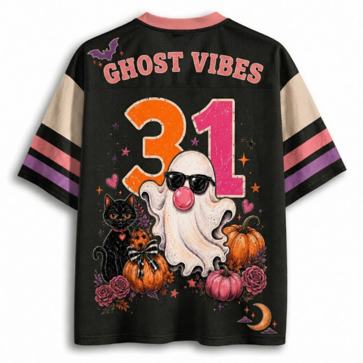 Chaotic Club Halloween Ghost Gumble Mesh Jersey