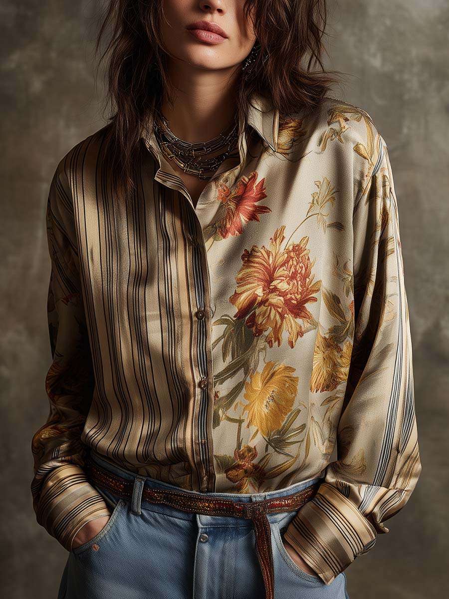 Boho Blouse in soft, Premium Look