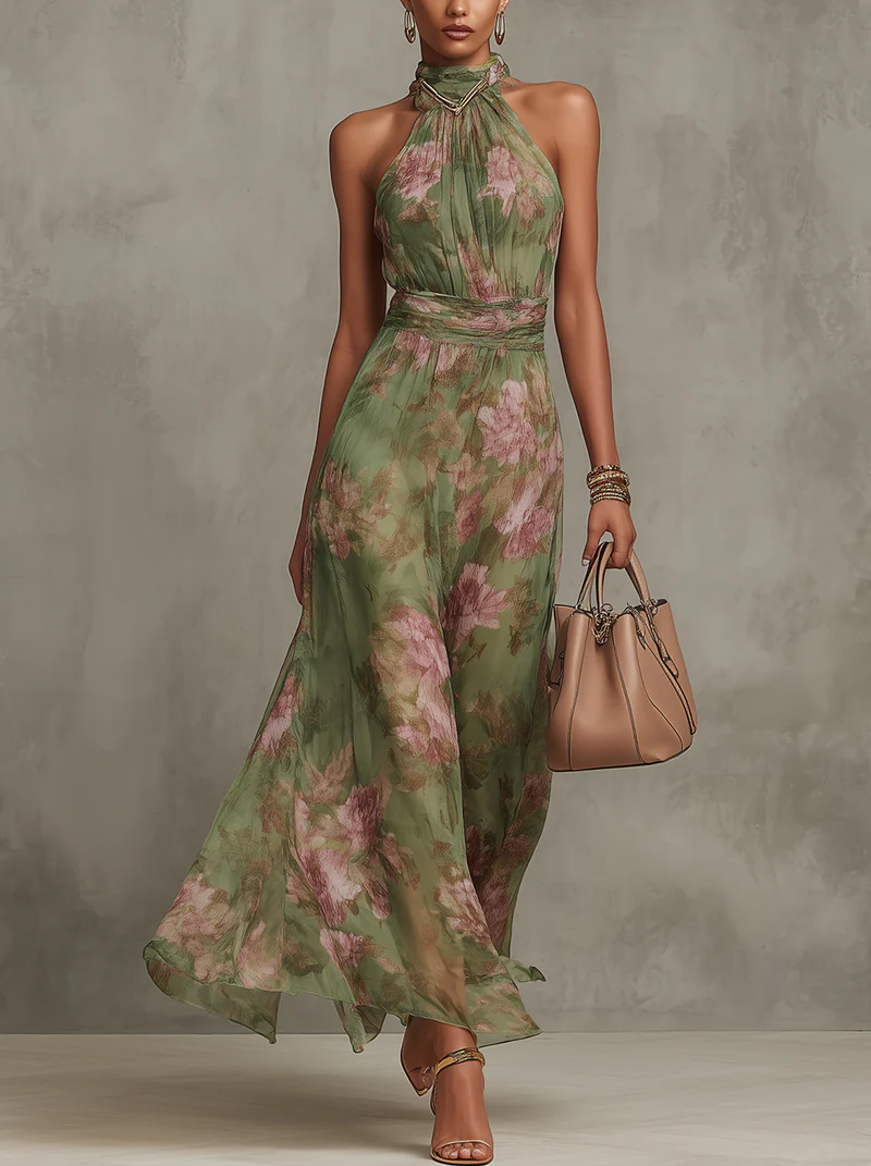 Chic Maxi Dress in chiffon, Best Value