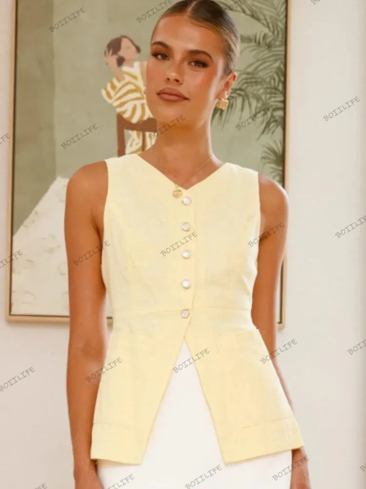 Fashionable Vest Tank Top