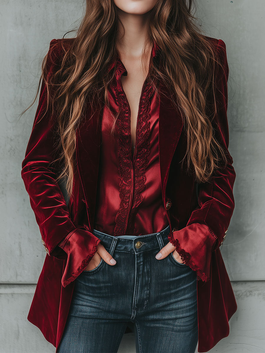 Blazer with velvet – Best Value