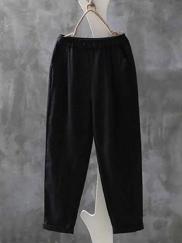 Chic Pants in linen, Smart Price