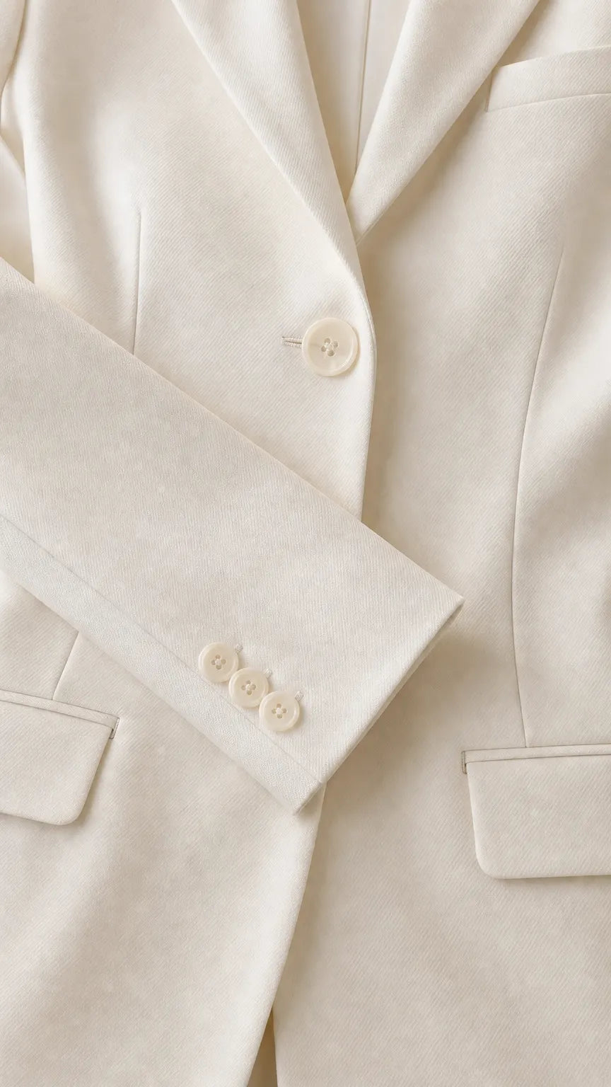 Women's Tailored Single-Breasted Blazer with Structured Lapel