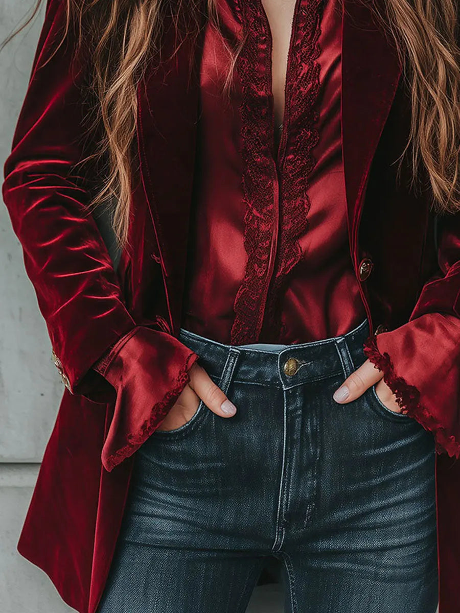 Blazer with velvet – Best Value