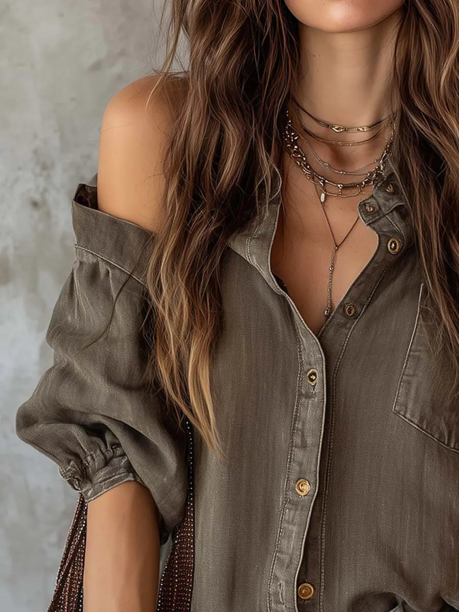 Elevated Blouse – Retro, Luxe for Less