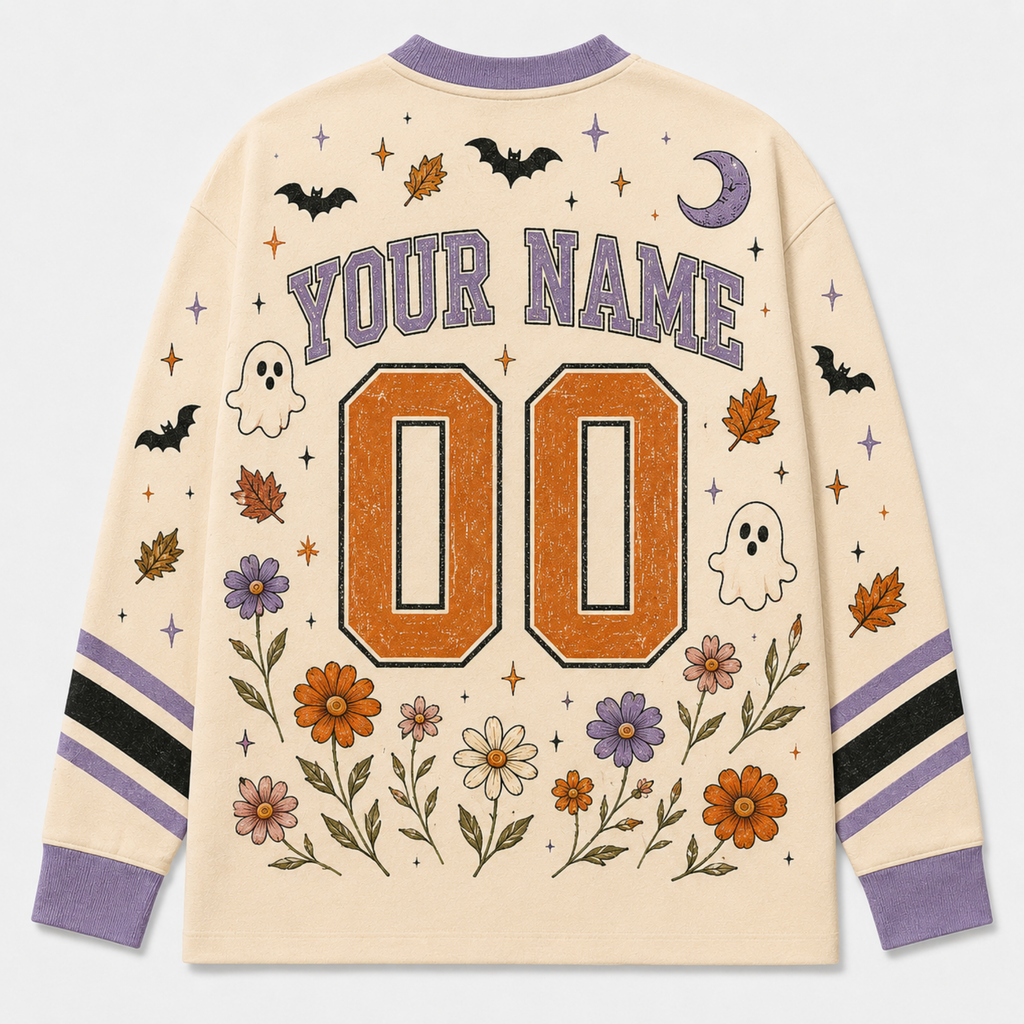 Chaotic Club Custom Dancing Skeletons Long Sleeve Jersey