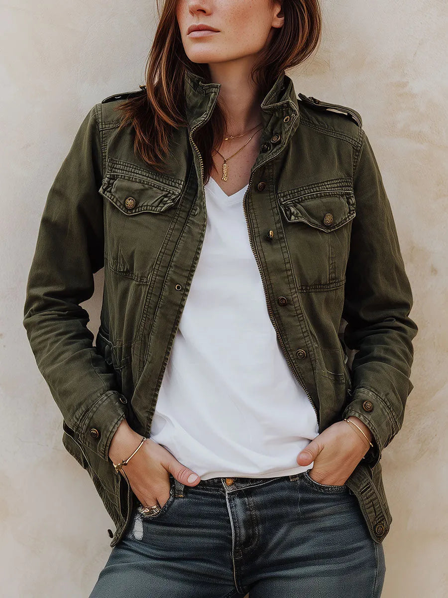 Vintage Jacket in soft, Premium Look