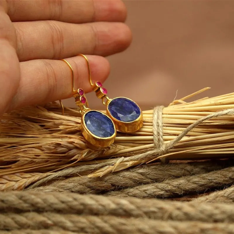 Lapis lazuli earrings