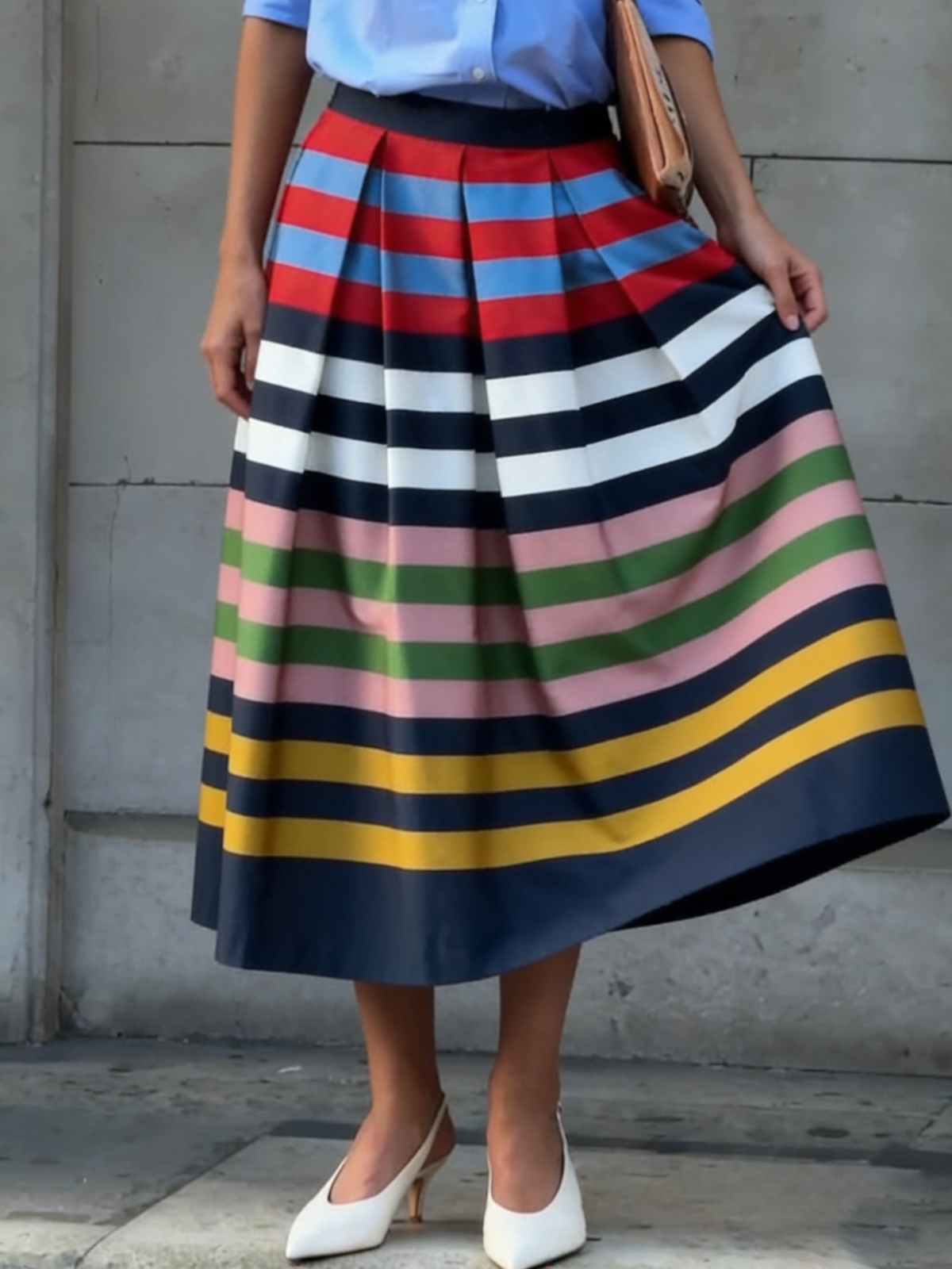 Chic Skirt in pleated, Smart Price