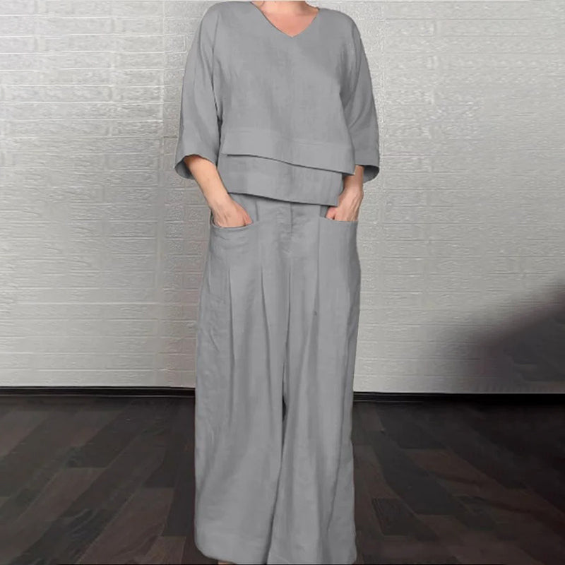 Pants with linen – Premium Look