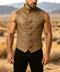 Men's Western-style Sleeveless Vest