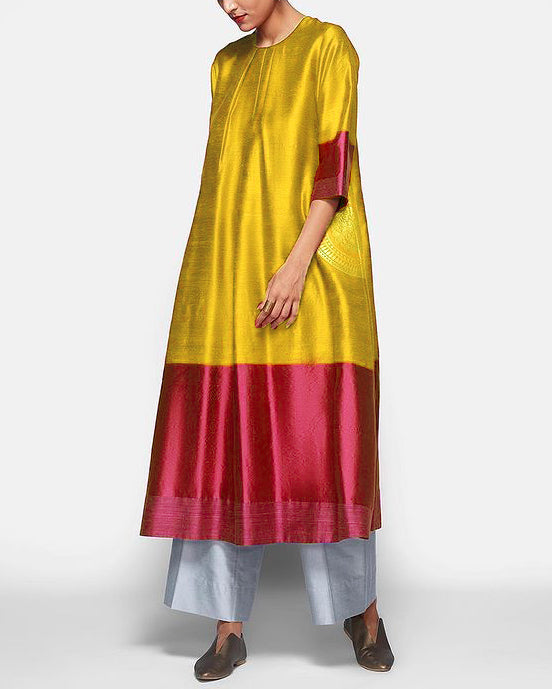 Big swing kaftan dress