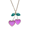 Cherry Heart Earrings