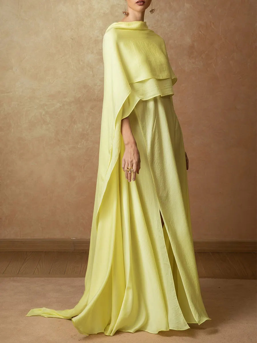 layered Cape Dress