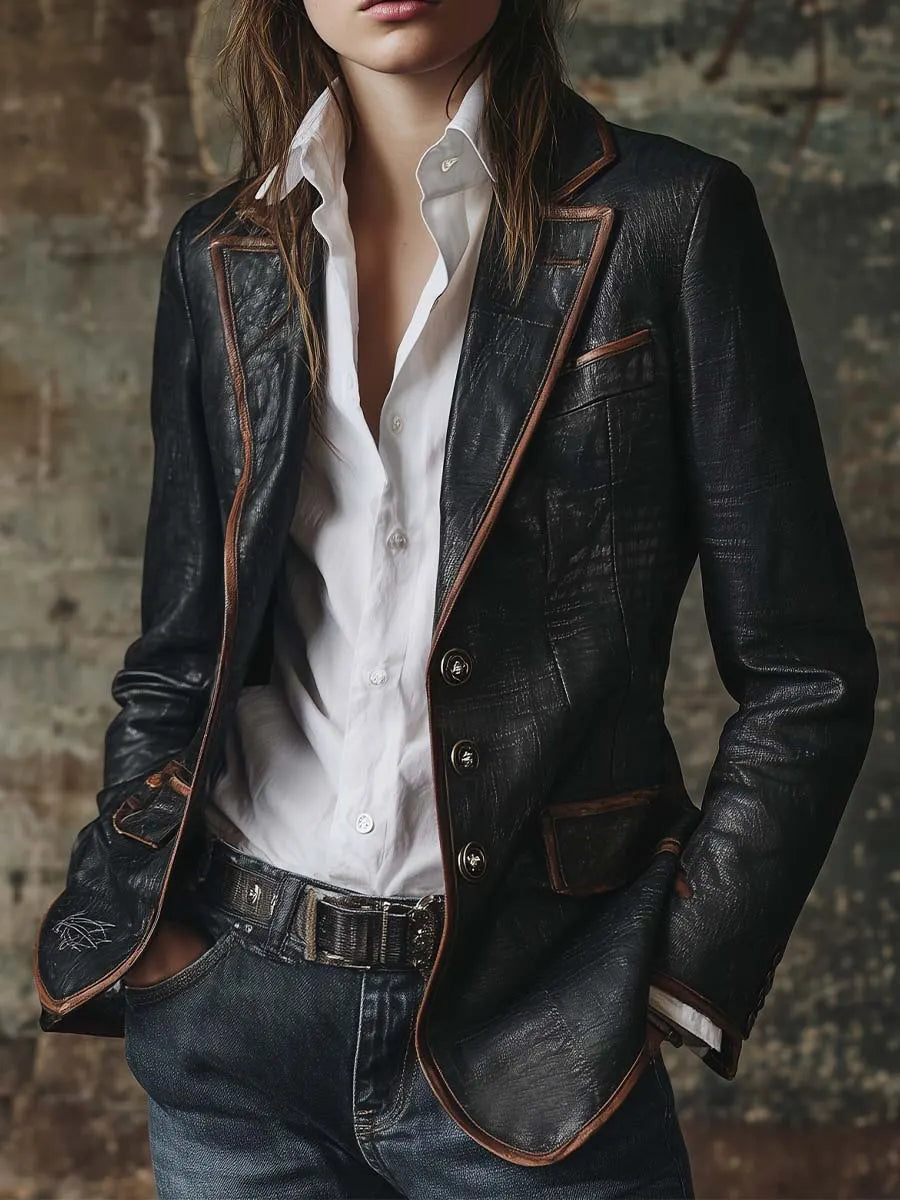 Vintage Blazer in soft, Premium Look