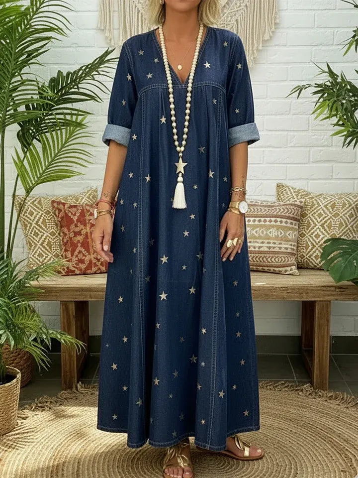 Chic Dress in cotton, Premium Look