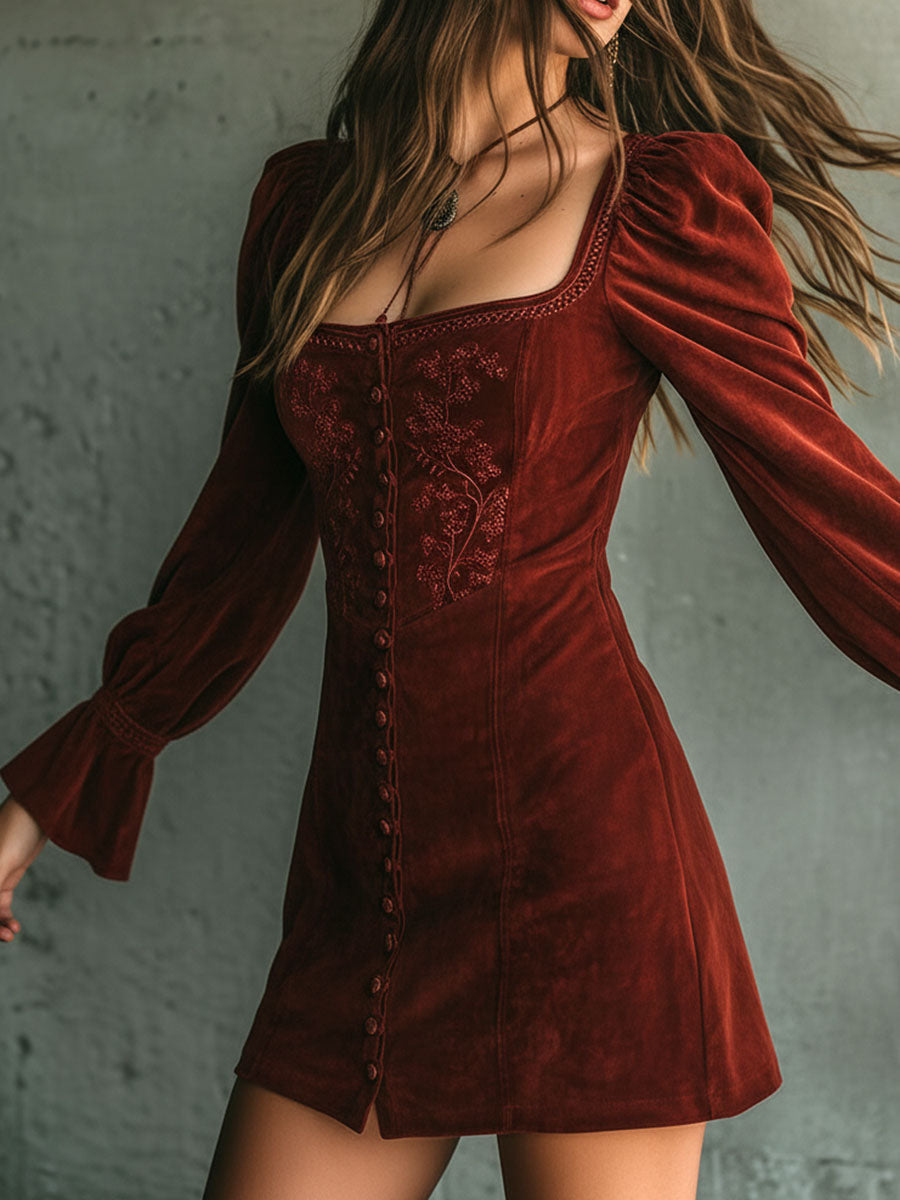 Vintage Mini Dress in premium, Unbeatable Price