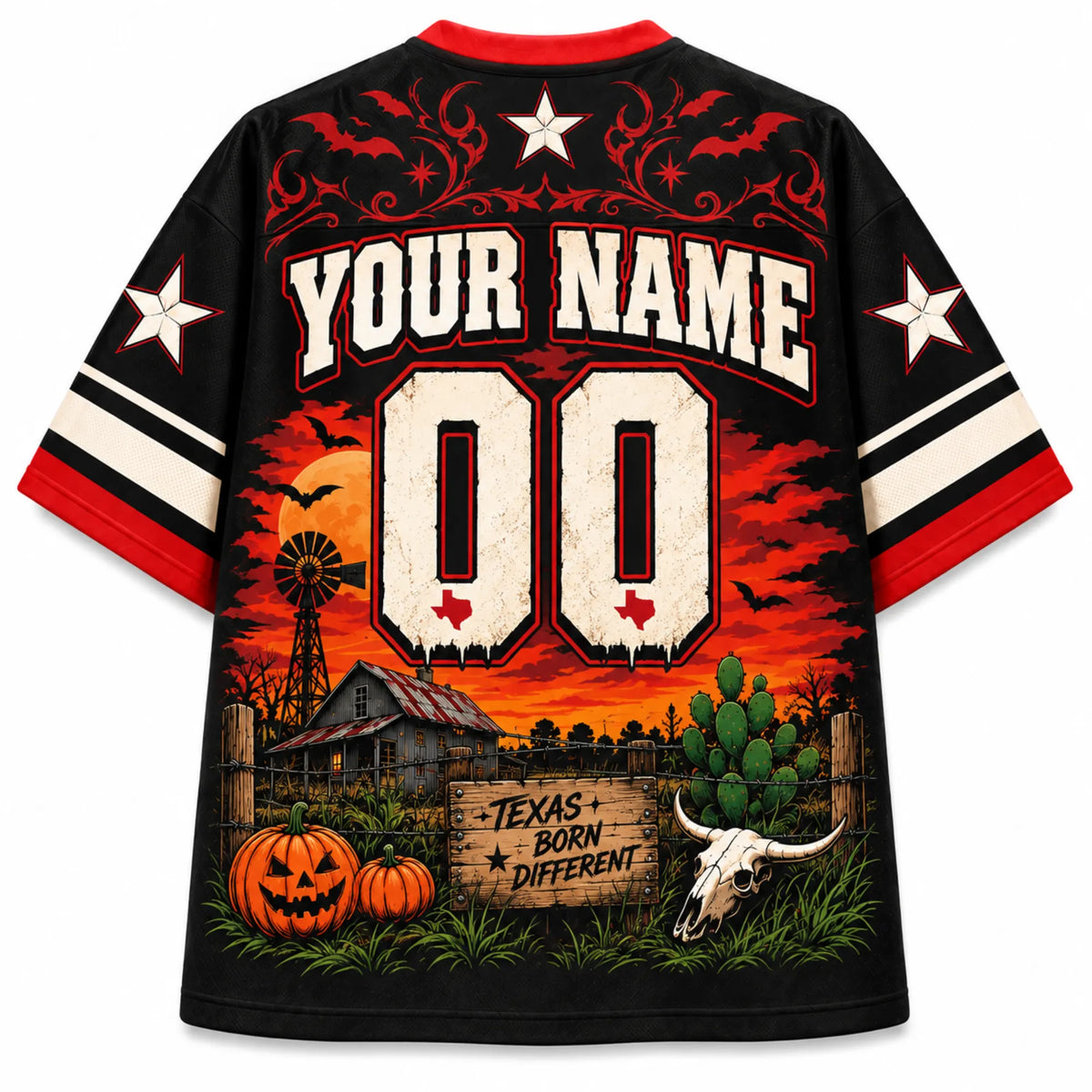 Chaotic Club Custom Chainsaw Halloween Mesh Jersey