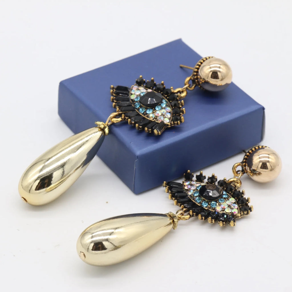 Devil's Eye Diamond Earrings