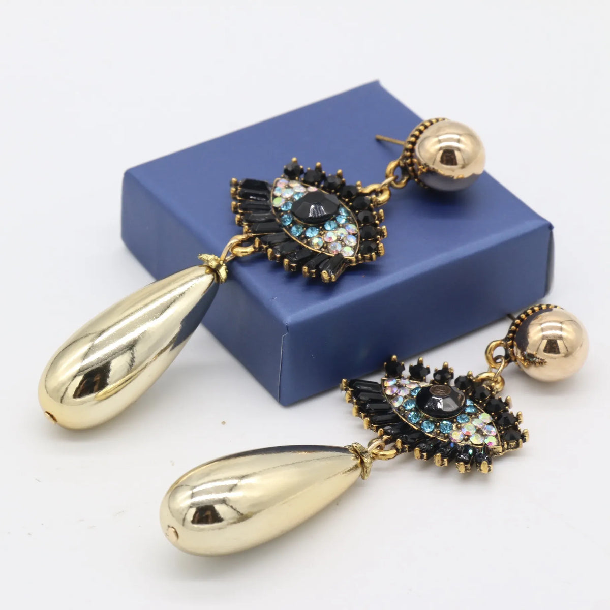 Devil's Eye Diamond Earrings