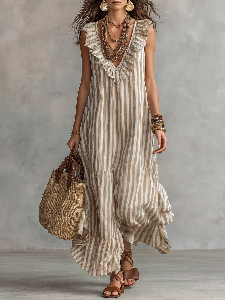 Maxi Dress with premium – Smart Price