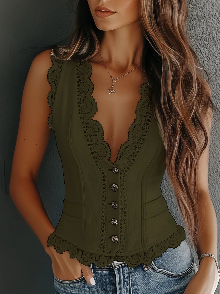 Vintage Statement Piece in lace, Affordable Luxury