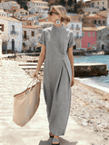 Chic Dress in pleated, Designer Aesthetic