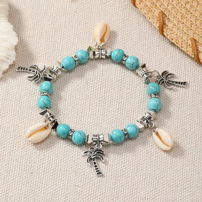 Bohemian Shell Bead Charm Bracelets For Summer Festivals And Beach Days