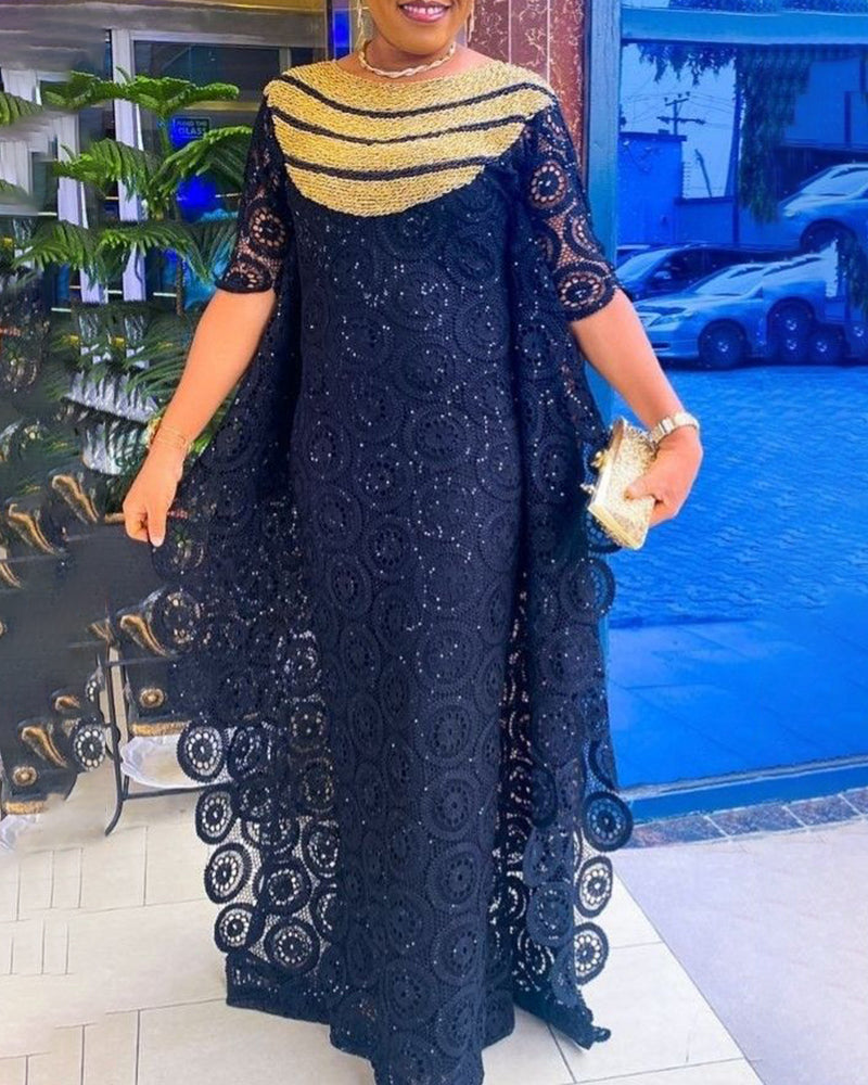 Versatile Elegant Print Women's Dress
