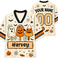 Chaotic Club Halloween Spooky Popsicles Gingham Plaid Mesh Jersey