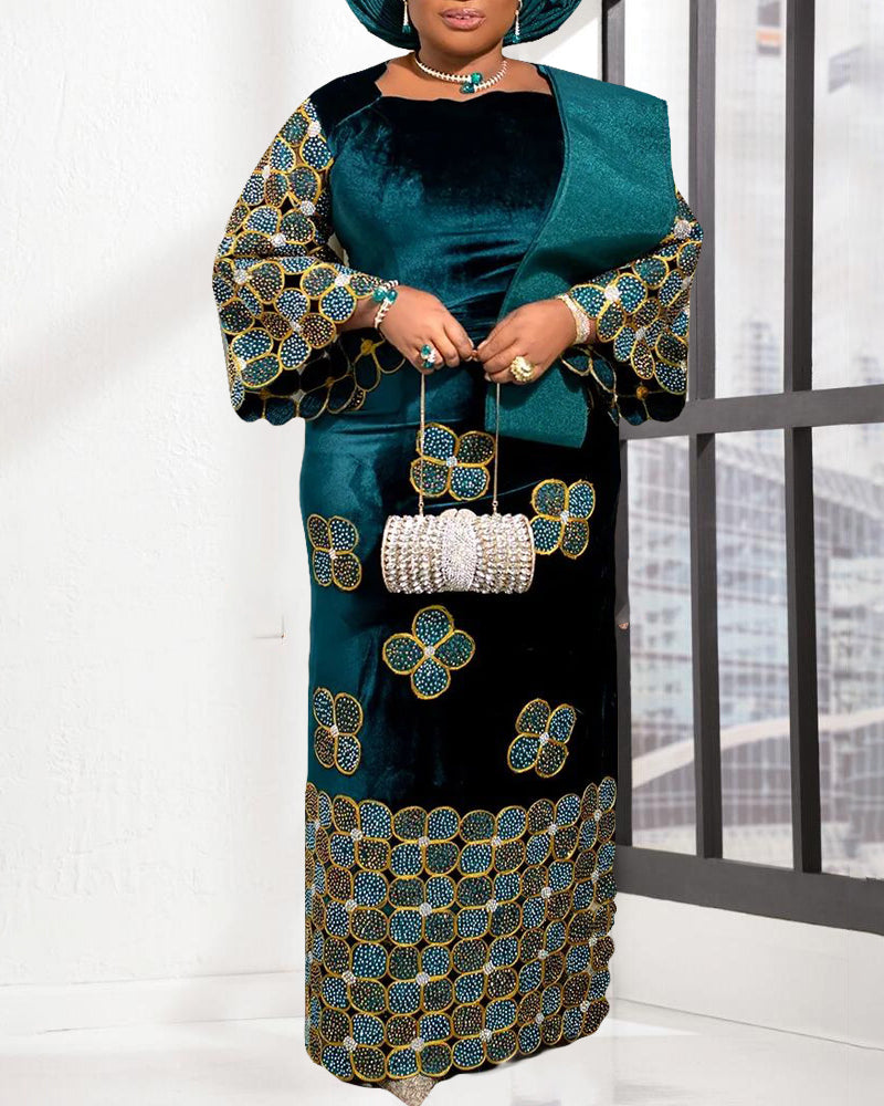 Versatile Elegant Print Women's Dress