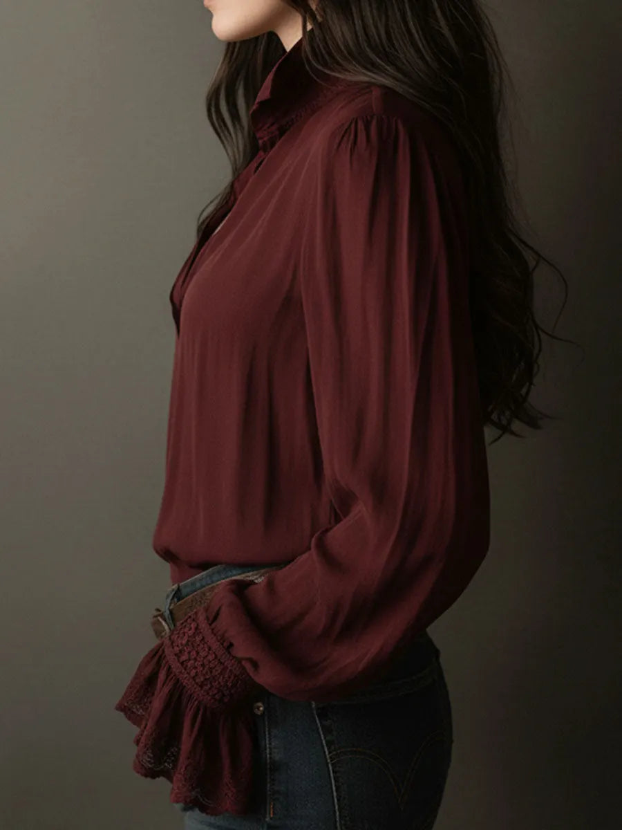 Boho Blouse in lace, Unbeatable Price