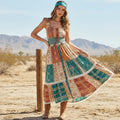 Women's Vintage Western Style Dress