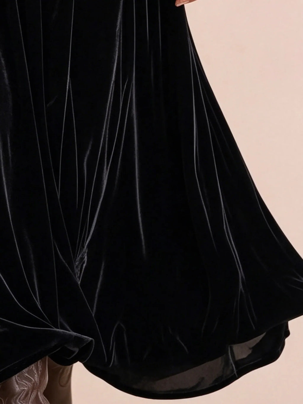 Day Dress — Pitch Black Elegant Frontier Romantic Lace Dress Maxi Dress