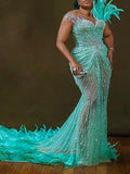 Asoebi Elegant Plus Size Gown-63