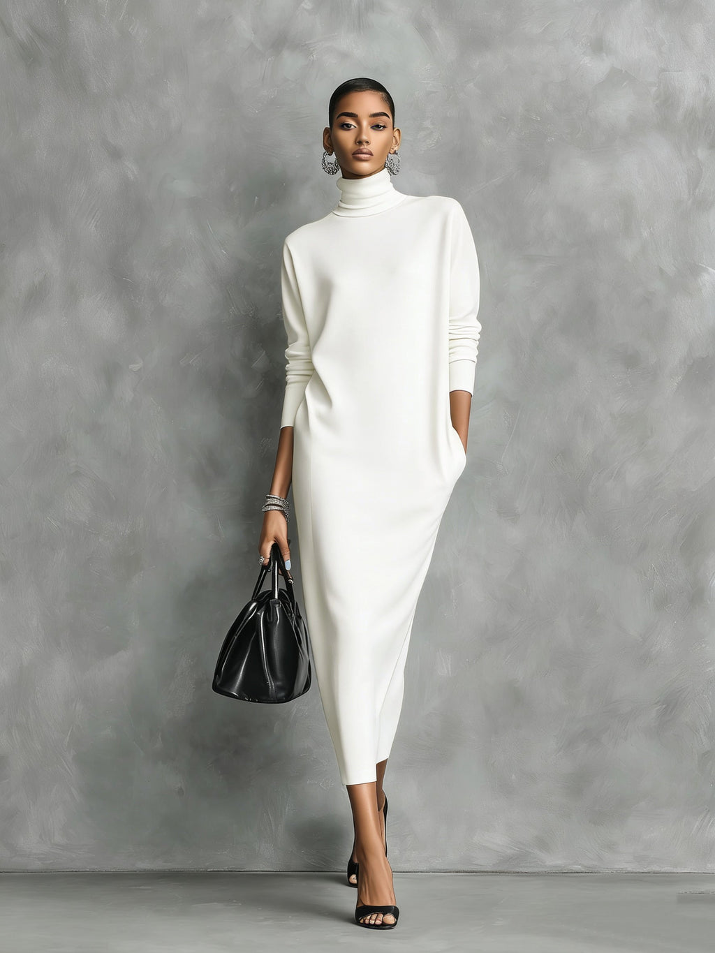 Elevated Midi Dress – Elegant, Great Value