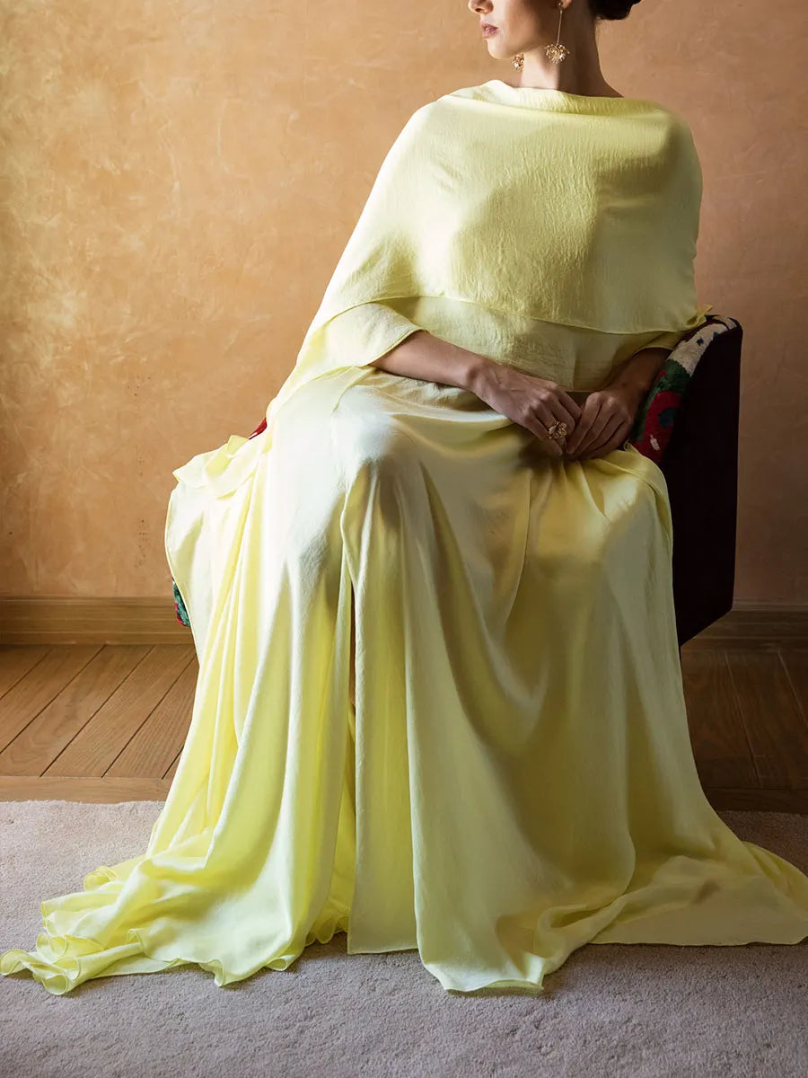 layered Cape Dress
