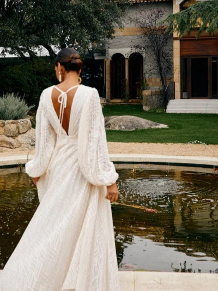 Allegory Elsa Cream Maxi Dress