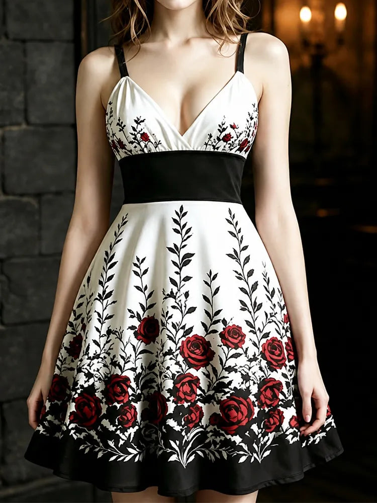 Wickedly Chic Mini Dress – Spooky Pick