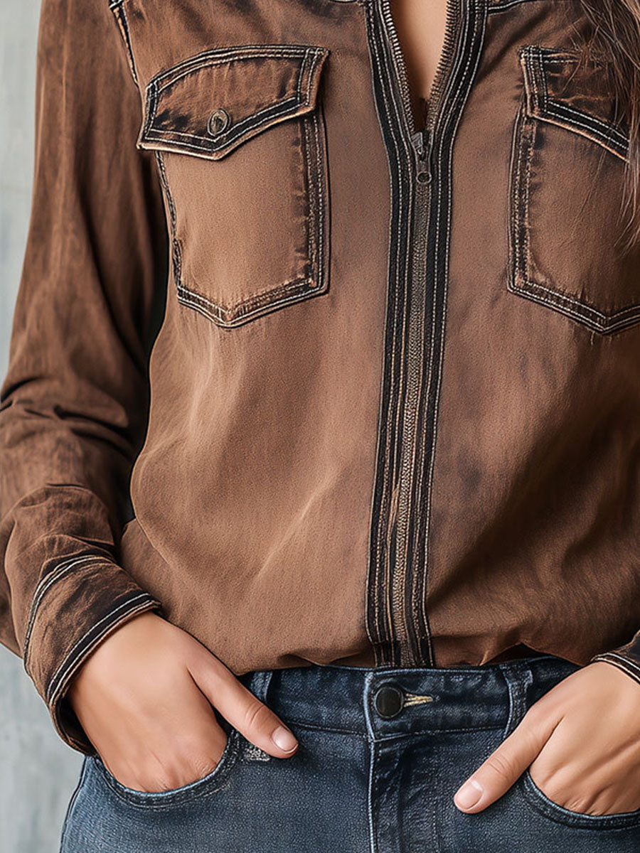 Vintage Jacket in soft, Unbeatable Price