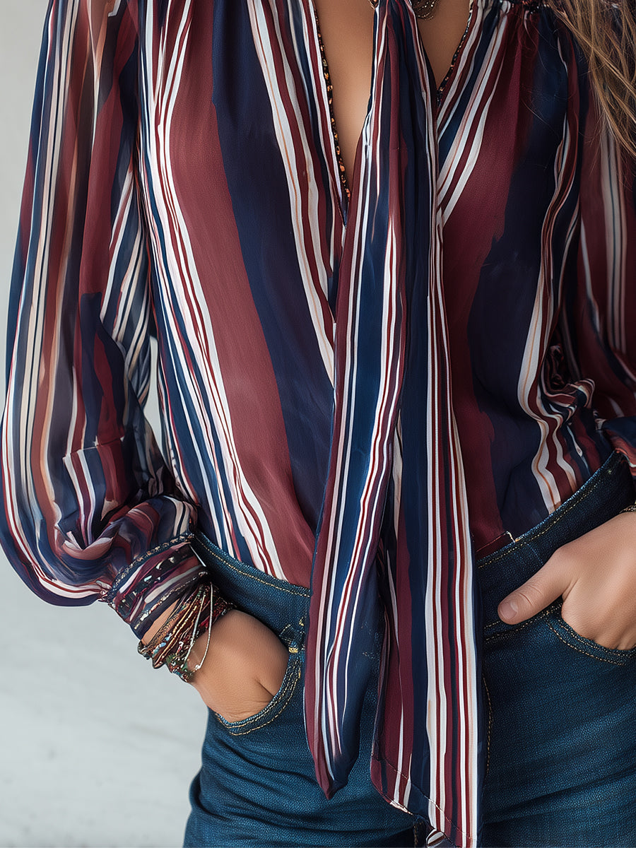 Blouse That Flatters – Retro & chiffon
