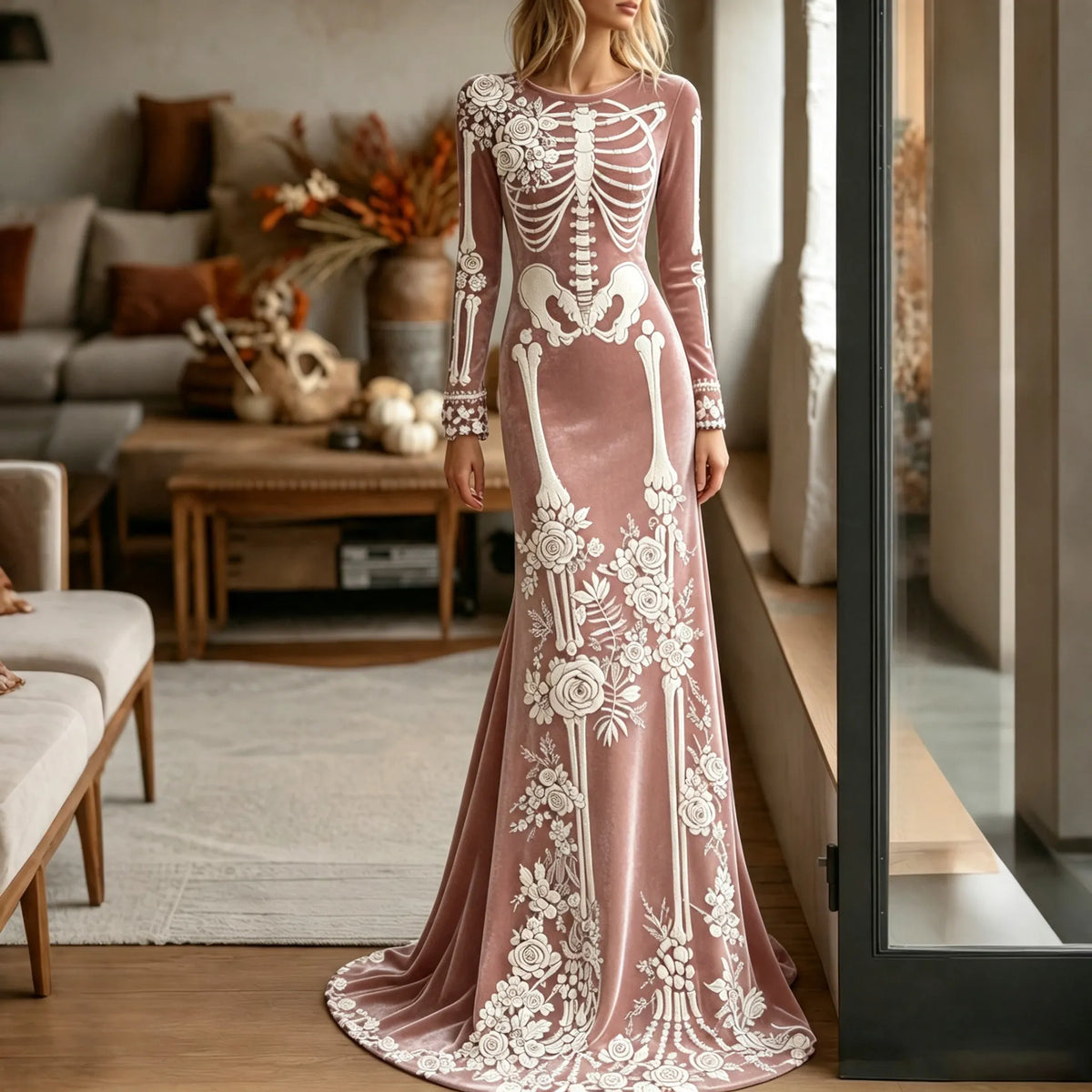 Wickedly Chic Maxi Dress – Spooky Pick