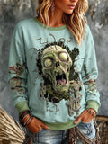 Women's Halloween Fun Zombies 3d Sweatshirt
