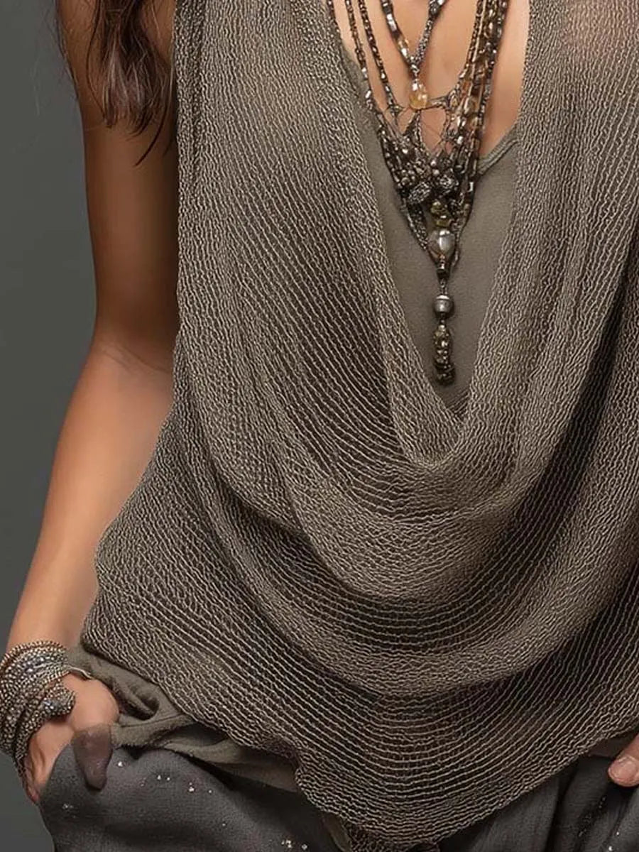 Top with soft knit – Affordable Luxury