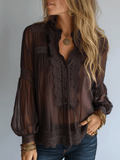 Bohemian Blouse in lace, Smart Price