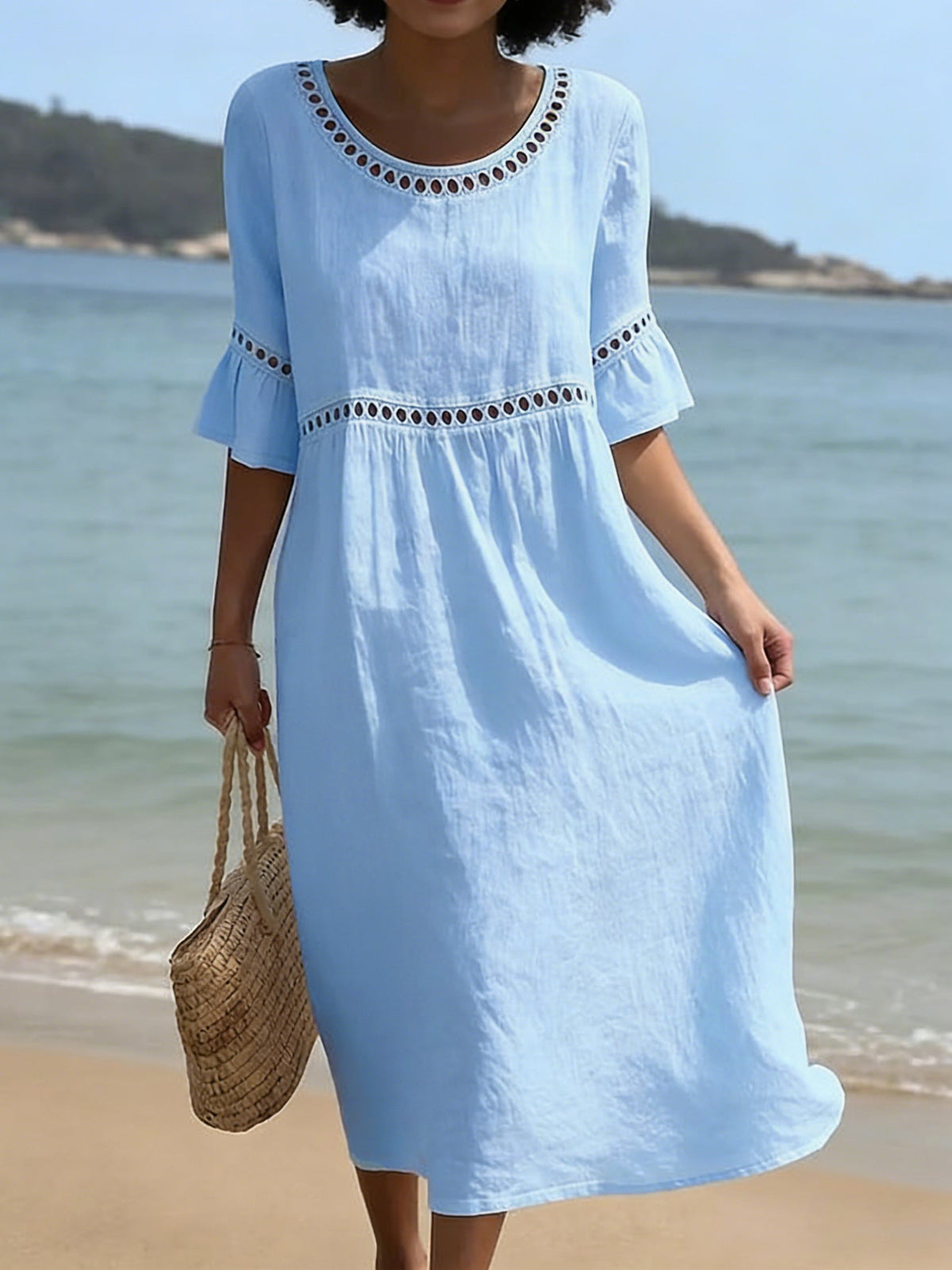 Dress with linen – Designer Aesthetic
